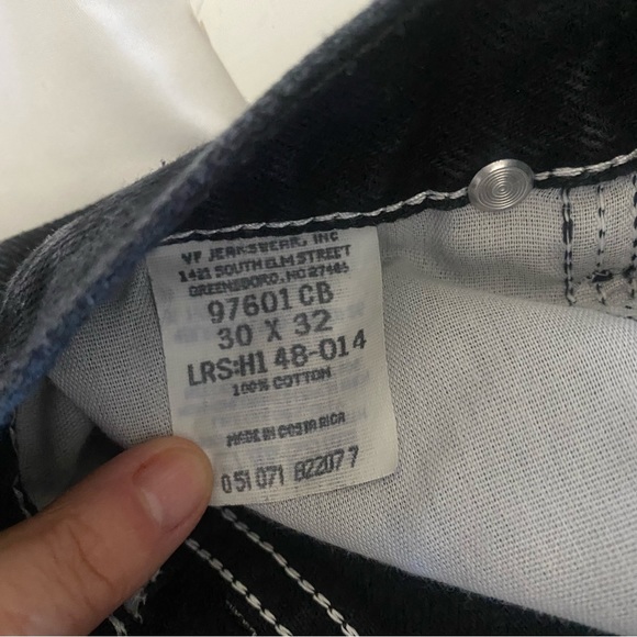 Vintage Wrangler Black Relaxed Fit High-Rise Mom Jeans 30 x 32 - Picture 6 of 10